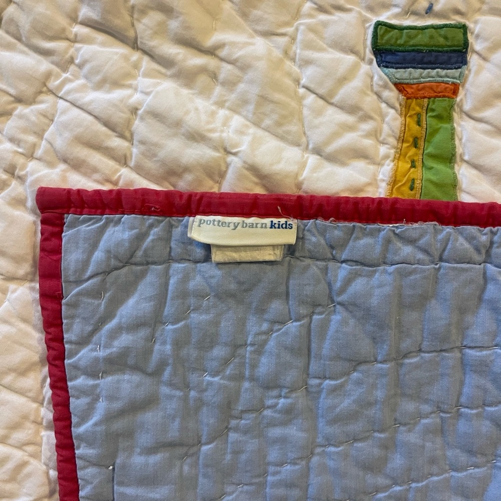 Pottery Barn Kids Airplane Quilt (Full/Queen) - Picture 4 of 4